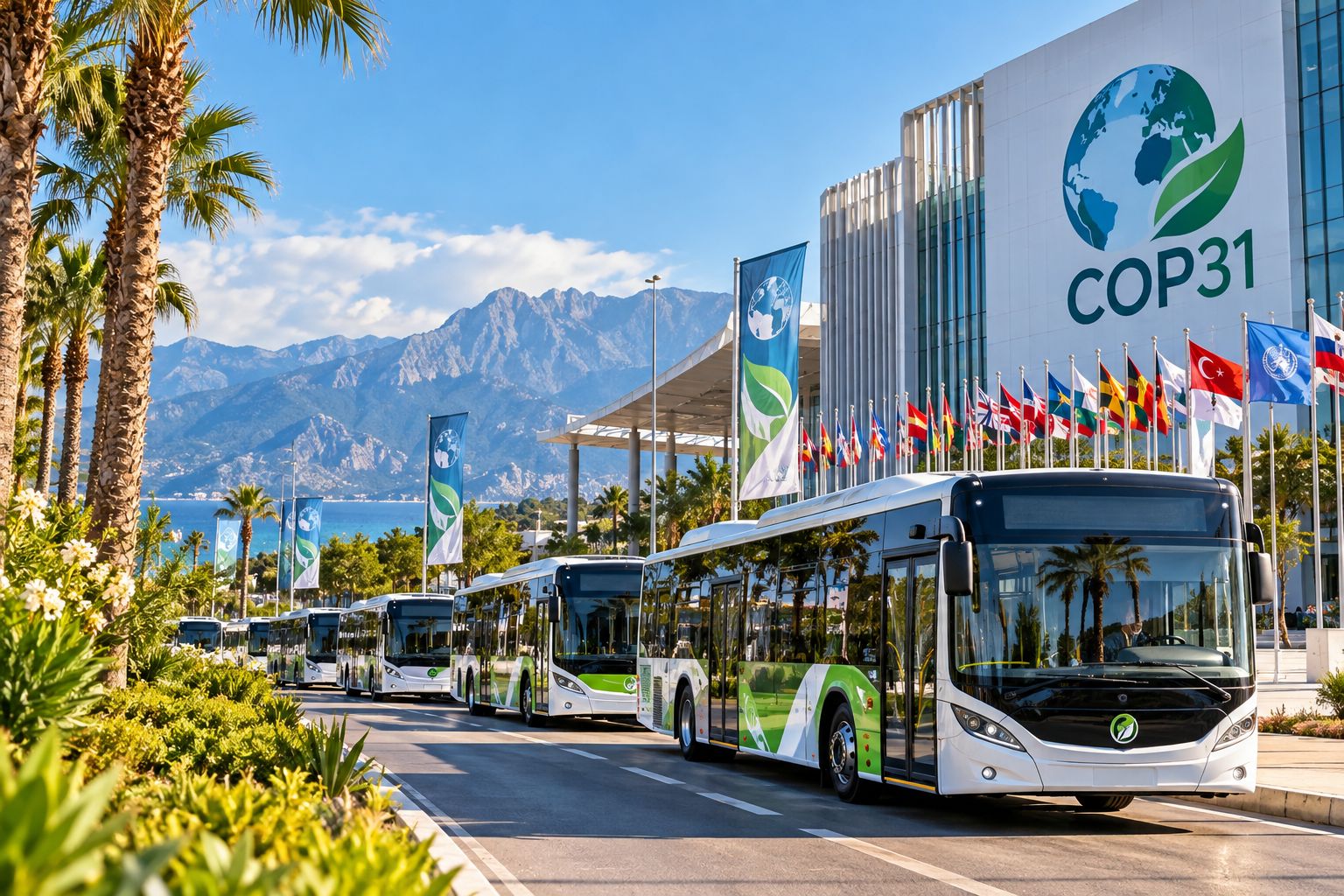 COP31'de ulaşımda yeni dönem: 630 otobüs konferans alanına hizmet verecek