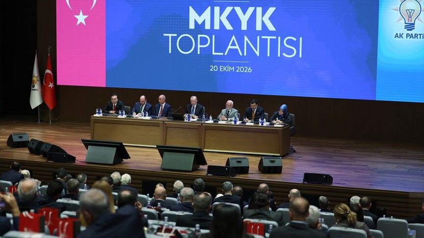 AK Parti MKYK toplantısı Genel Merkez'de başladı