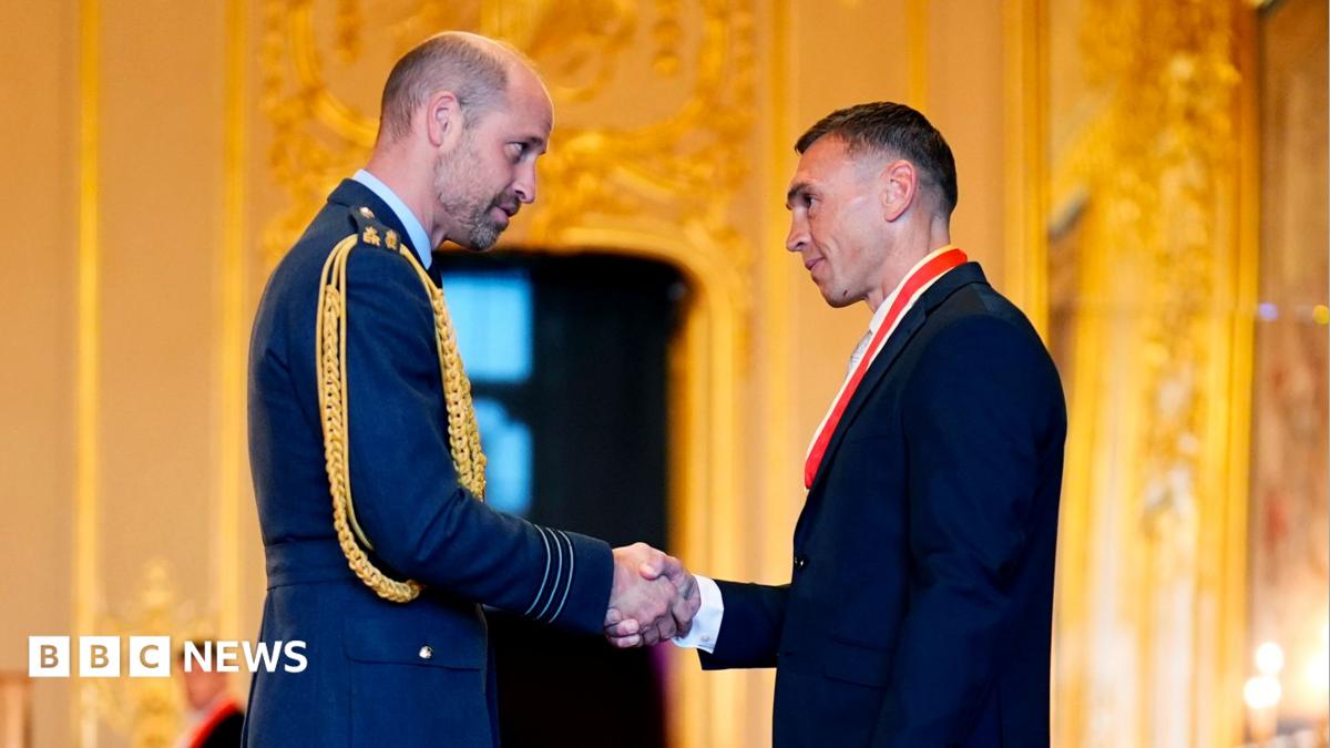 Prince William: Knighting Kevin Sinfield Was 'Probably the Easiest Decision'